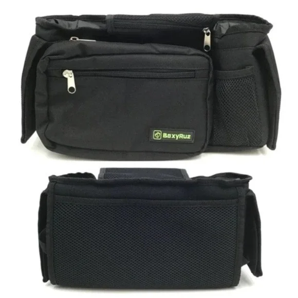 BexyRuz Universal Stroller Adjustable Organizer Black NEW - Picture 3 of 8